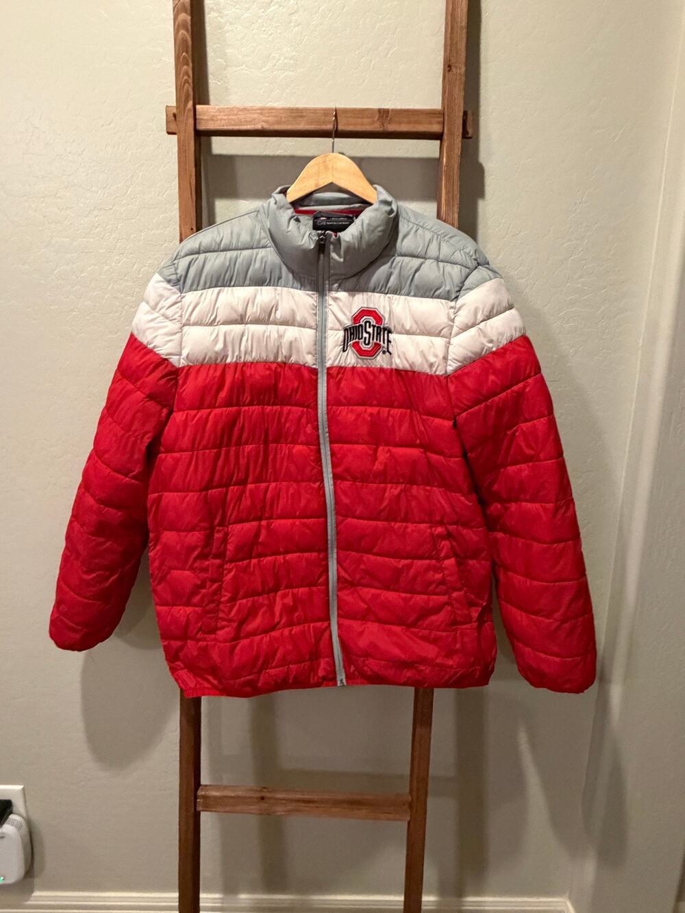 Ohio State Buckeyes Gill Sports Puffer Jacket XL -read description for condition